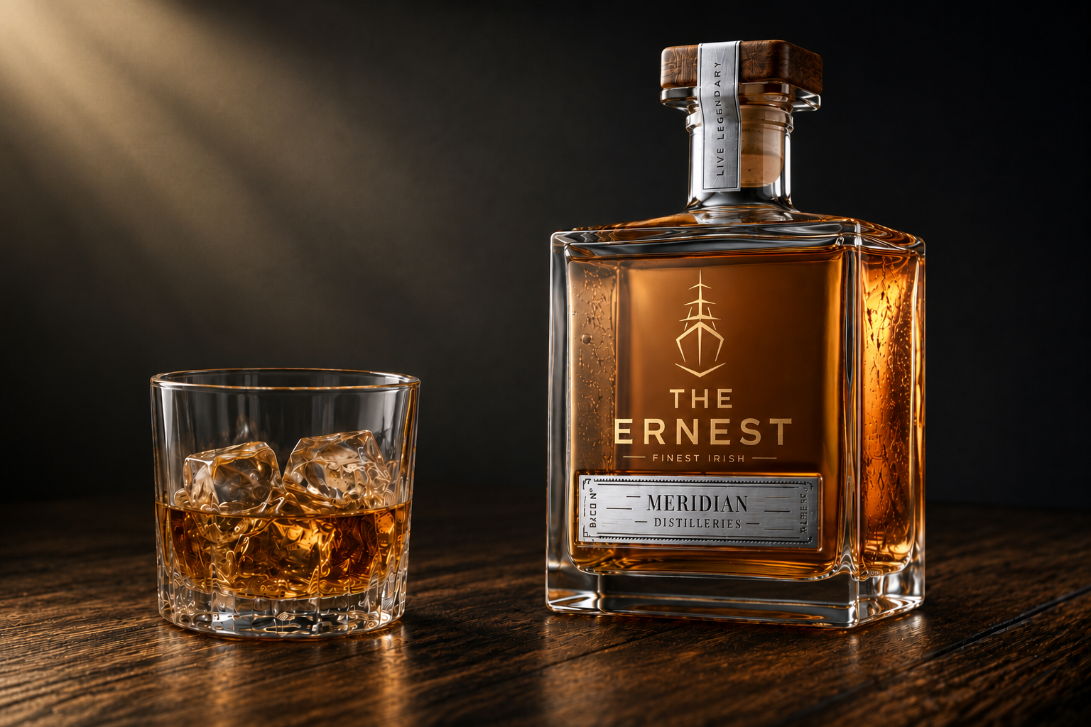 The Ernest — finest Irish whiskey by Meridian Distilleries